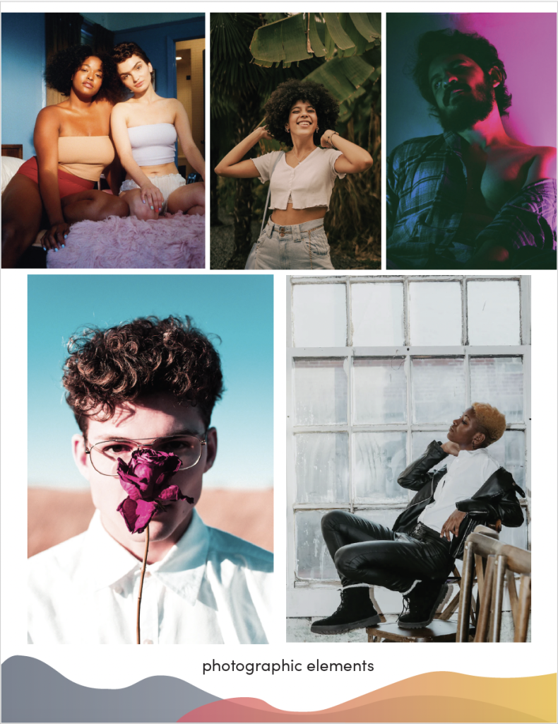 a group of stock images of diverse people.